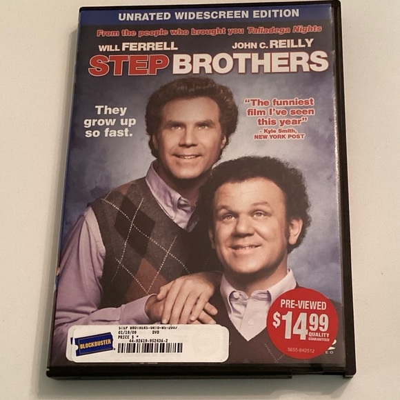 Step Brothers Unrated Widescreen DVD – Will Ferrell, John C. Reilly - Picture 1 of 2
